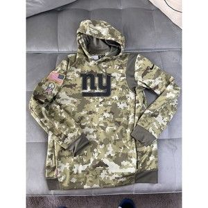 Nike New York Giants Salute To Service On Field Performance Men Hoodie Camo NFL